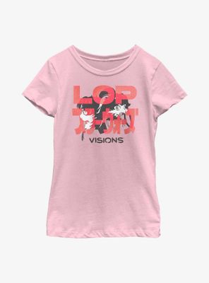 Star Wars: Visions Lop Back To Portrait Youth Girls T-Shirt
