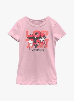Star Wars: Visions Lop Back To Portrait Youth Girls T-Shirt