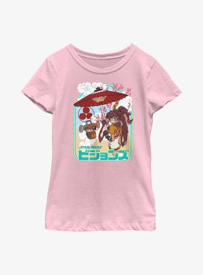 Star Wars: Visions Cherry Blossom Lop Youth Girls T-Shirt