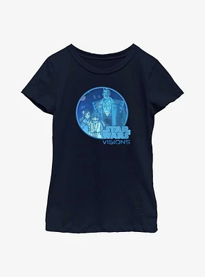 Star Wars: Visions Once A Family Youth Girls T-Shirt