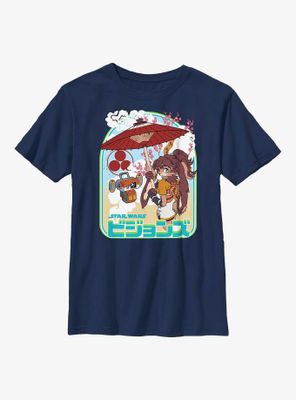 Star Wars: Visions Cherry Blossom Lop Youth T-Shirt
