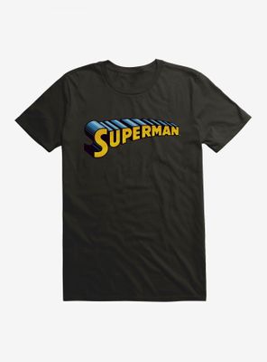 DC Comics Superman Blue 3D Logo T-Shirt