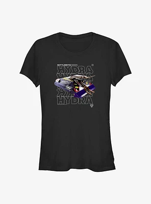 BattleBots Hydra Hero Stack Text Girls T-Shirt