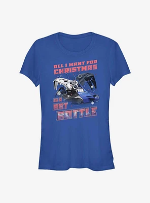 BattleBots All I Want For Christmas Bots Girls T-Shirt