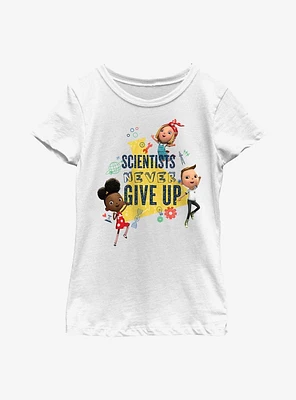 Ada Twist, Scientist Never Give Up Youth Girls T-Shirt