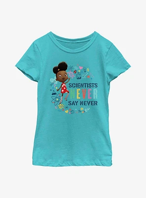 Ada Twist, Scientist Never Say Youth Girls T-Shirt