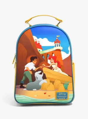 Loungefly Disney Snow White and the Seven Dwarfs Folk Mini Backpack -  BoxLunch Exclusive