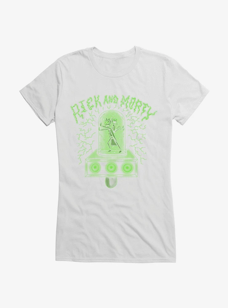 Rick And Morty Portal Gun Girls T-Shirt
