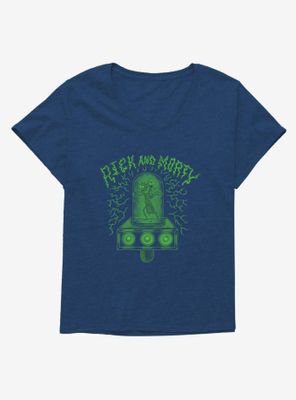Rick And Morty Portal Gun Womens T-Shirt Plus