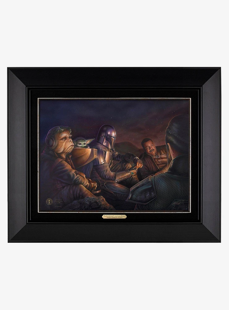 Star Wars The Mandalorian Uneasy Alliance 12" X 16" Canvas Classics