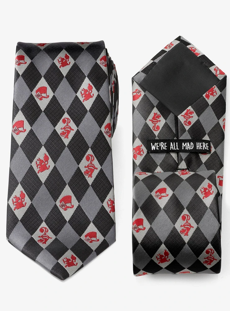 Disney Alice In Wonderland Gray Tie