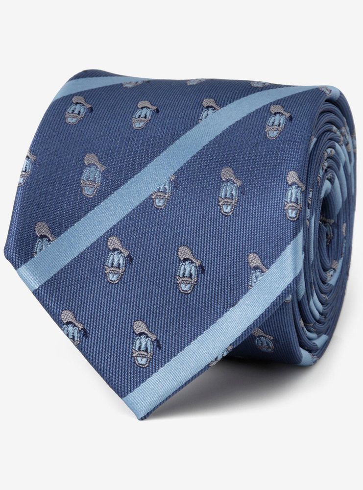 Disney Donald Duck Stripe Blue Tie