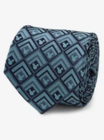 Disney Mickey Mouse Mickey Diamond Teal Tie
