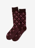 Disney Mickey Mouse Mickey Dot Red Sock