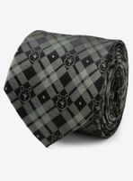 Disney Winnie The Pooh Green Black Plaid Tie