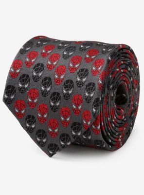 Marvel Spider-Man Chevron Red Black Tie
