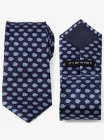 Star Wars Millennium Falcon Blue Tonal Tie