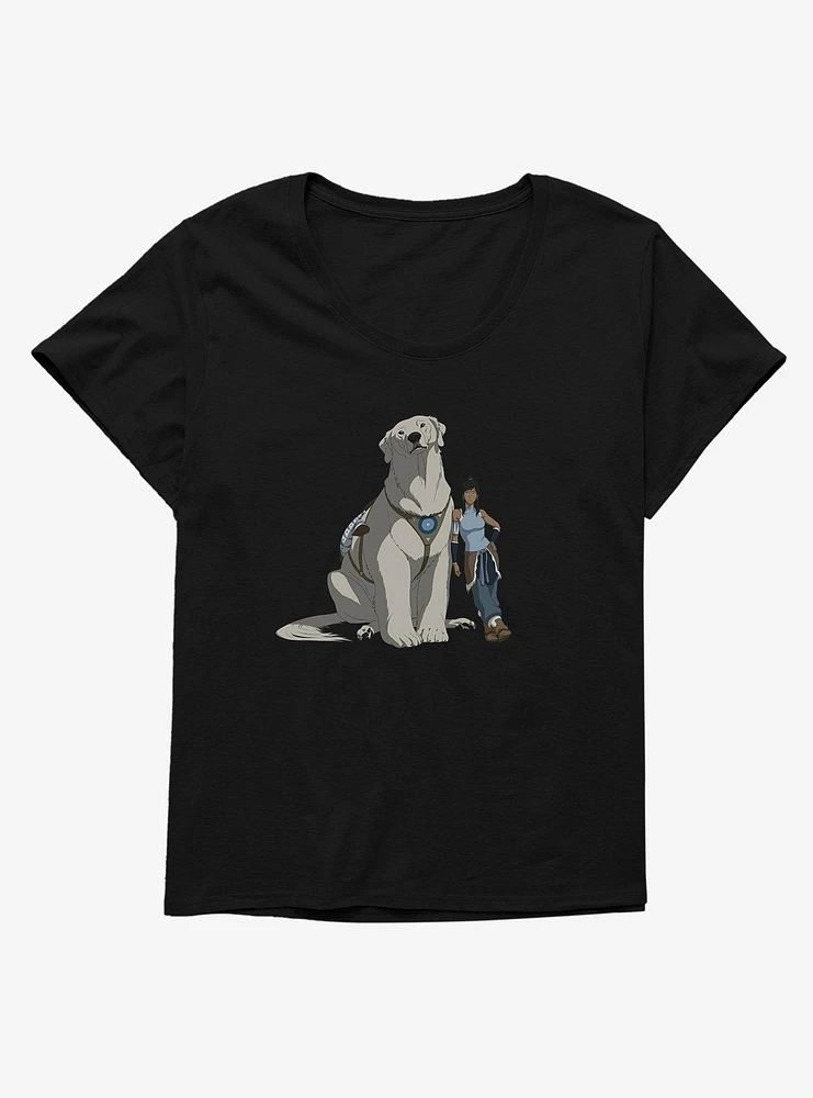 The Legend of Korra and Naga Girls T-Shirt Plus