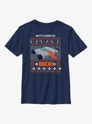 BattleBots Duck! Ugly Holiday Youth T-Shirt
