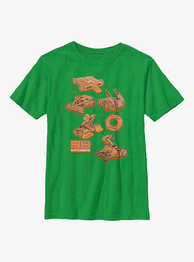 BattleBots Gingerbead Bots Youth T-Shirt
