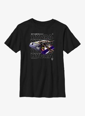 BattleBots Hydra Hero Stack Text Youth T-Shirt