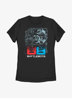 BattleBots Battle Grid Womens T-Shirt
