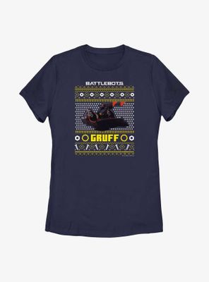 BattleBots Gruff Holiday Sweater Womens T-Shirt