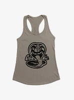 Cobra Kai Black And White Logo Girls Tank