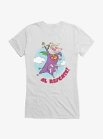 Cow and Chicken Al Rescate Girl's T-Shirt