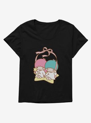 Little Twin Stars Swinging Womens T-Shirt Plus