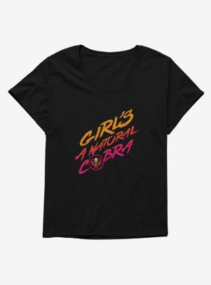 Cobra Kai Natural Womens T-Shirt Plus
