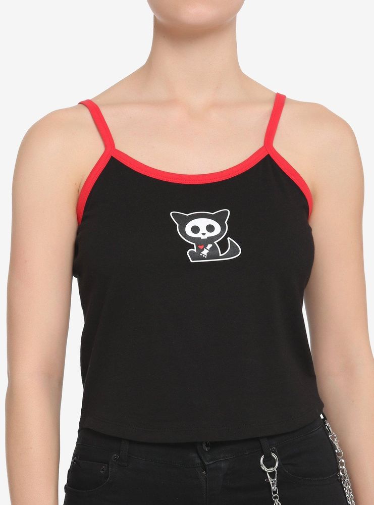 Skelanimals Kit Girls Strappy Tank Top