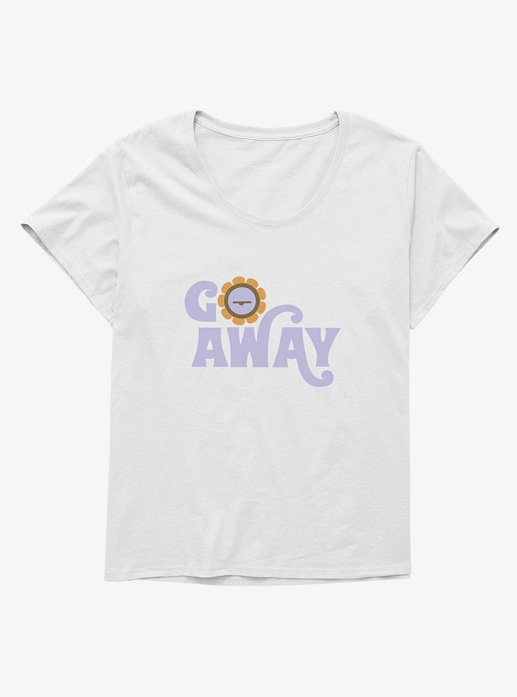 Daria Go Away Groovy Font Girls T-Shirt Plus