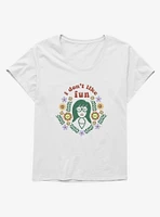 Daria I Don't Like Fun Floral Girls T-Shirt Plus