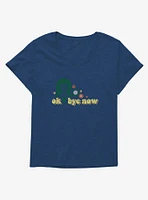 Daria Ok Bye Now Flowers Girls T-Shirt Plus