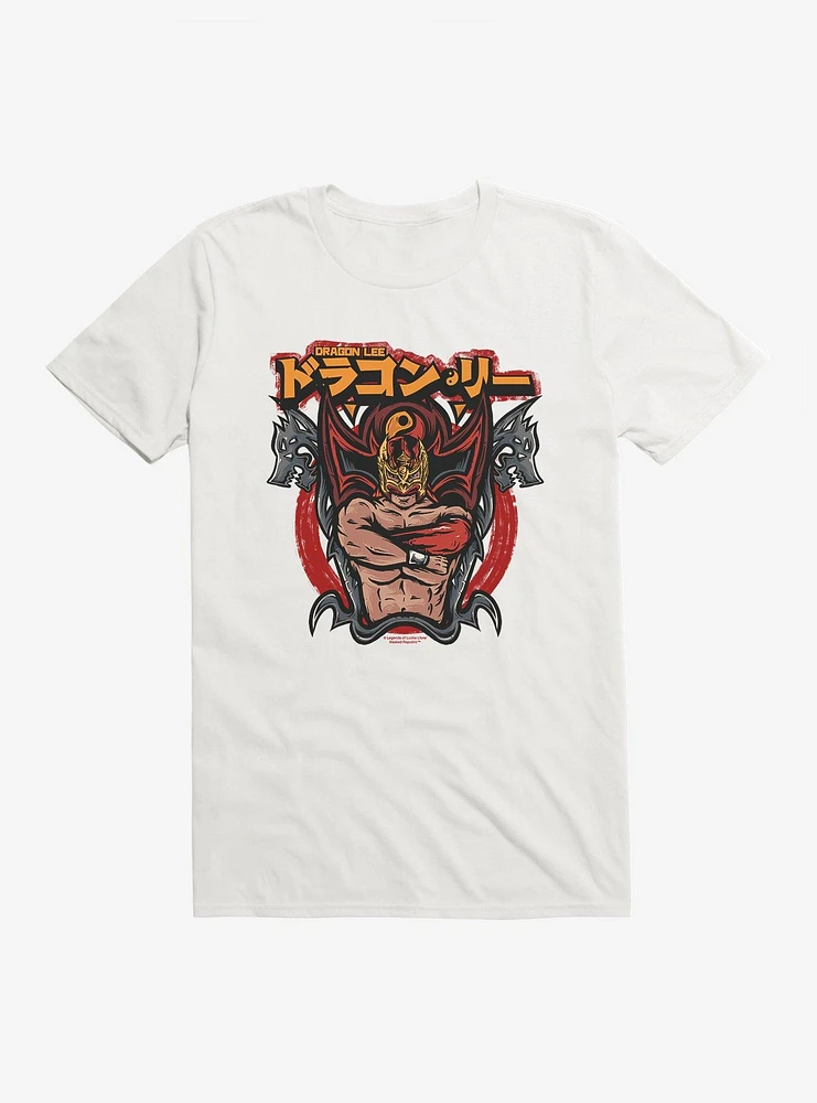 Masked Republic Legends Of Lucha Libre Dragon Lee Crest T-Shirt