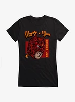 Masked Republic Legends Of Lucha Libre Dragon Lee Headshot Girls T-Shirt