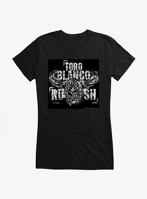 Masked Republic Legends Of Lucha Libre Toro Blanco Rush Girls T-Shirt