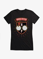Harry Potter Glasses Patch Art Girls T-Shirt