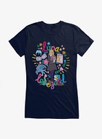Harry Potter Luna Lovegood Doodle Art Girls T-Shirt