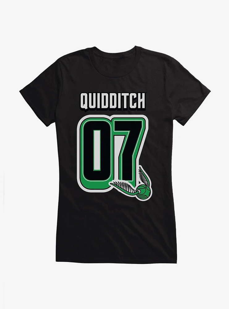 Harry Potter Quidditch Patch Art Girls T-Shirt