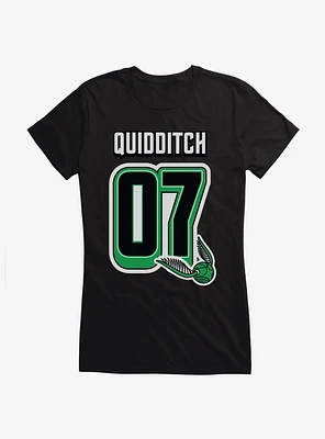 Harry Potter Quidditch Patch Art Girls T-Shirt