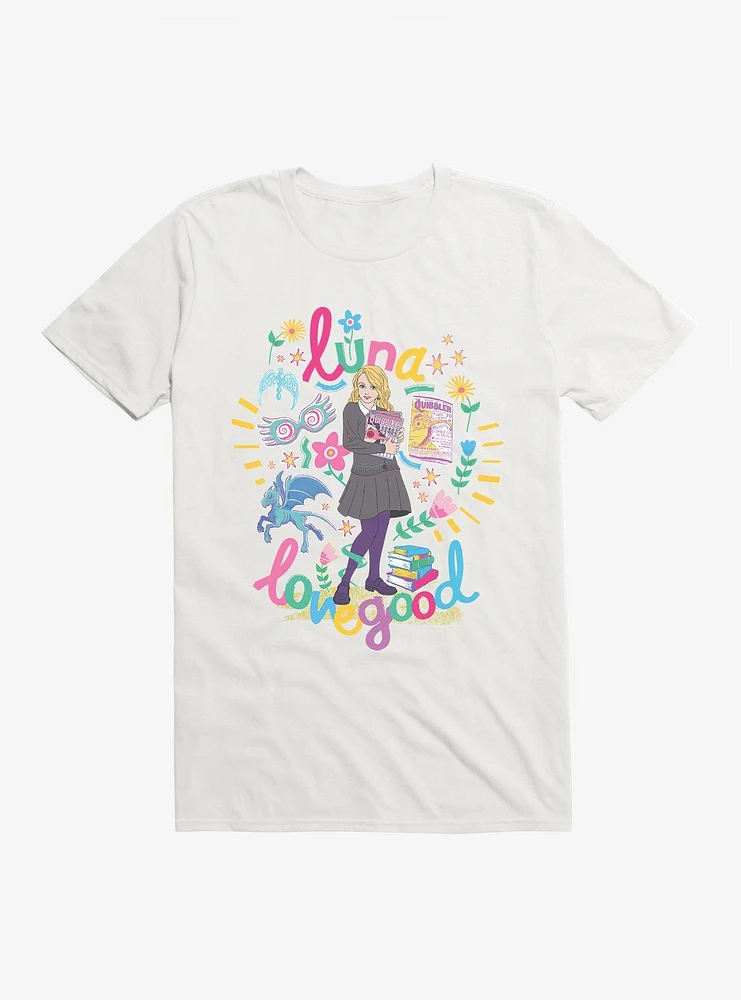 Harry Potter Luna Lovegood Doodle Art T-Shirt