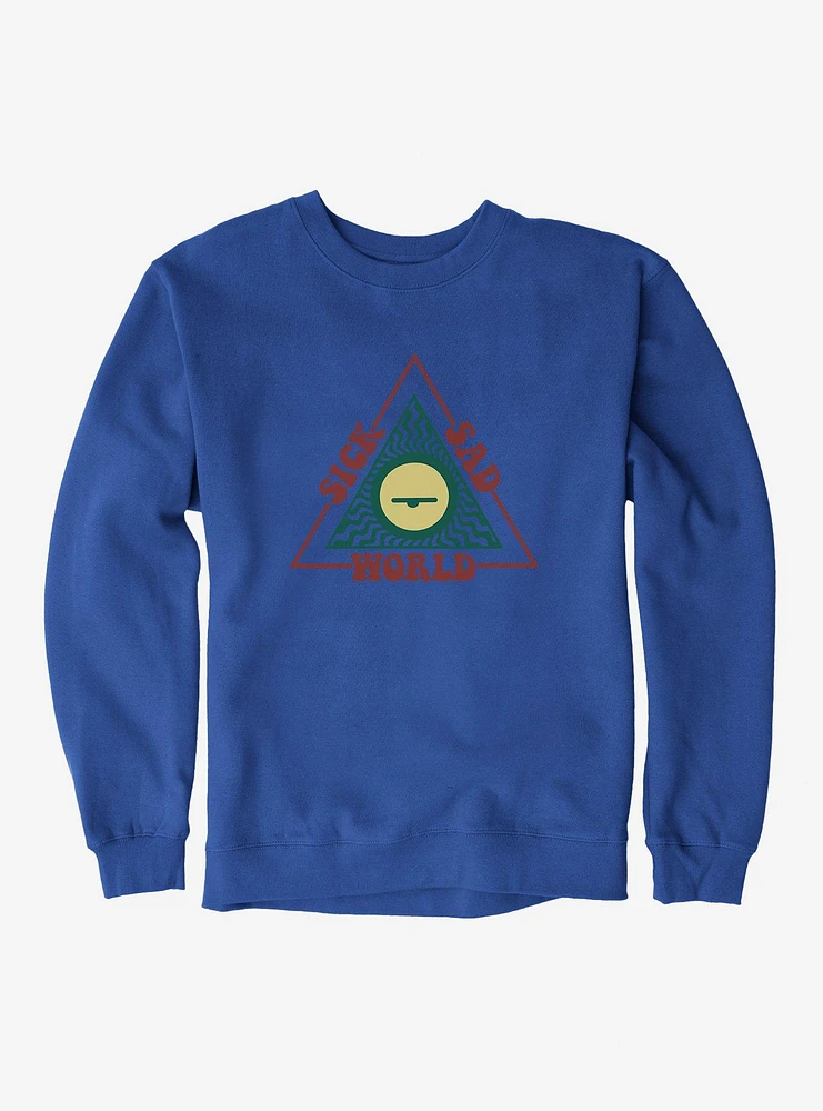 Daria Sick Sad World Triangle Logo Sweatshirt