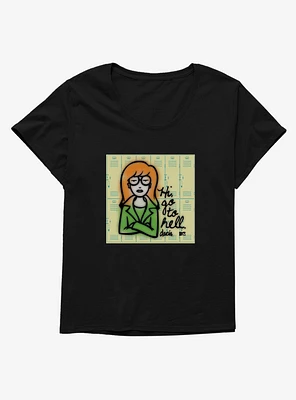 Daria Go To Hell Girls T-Shirt Plus