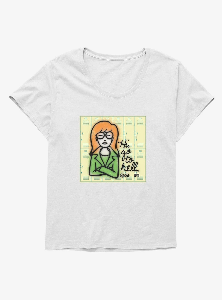 Daria Go To Hell Girls T-Shirt Plus
