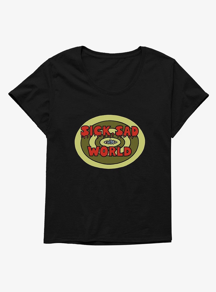 Daria Sick Sad World Logo Girls T-Shirt Plus