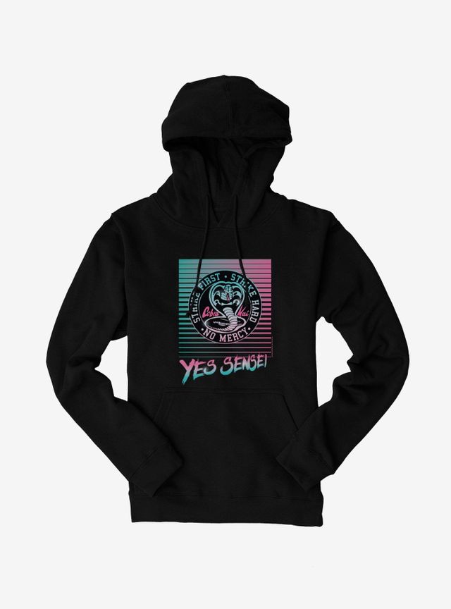 Cobra Kai No Mercy Neon Hoodie