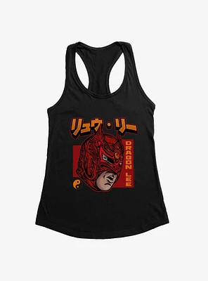 Masked Republic Legends Of Lucha Libre Dragon Lee Headshot Girls Tank