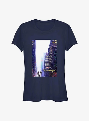 Marvel Hawkeye City Poster Girls T-Shirt